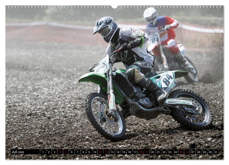 Produktbild: Moto Cross (hochwertiger Premium Wandkalender 2026 DIN A2 quer), Kunstdruck in Hochglanz