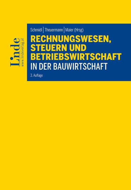 Produktbild: Rechnungswesen, Steuern und Betriebswirtschaft in der Bauwirtschaft