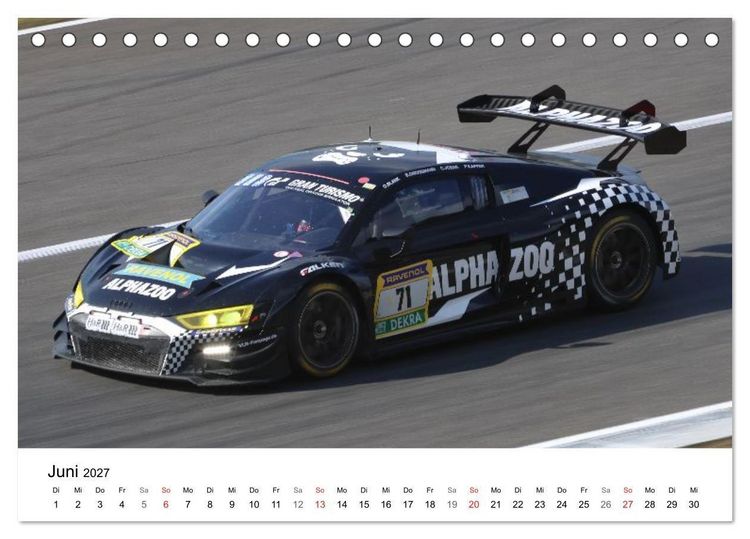 Produktbild: Die Vier Ringe im Motorsport (Tischkalender 2027 DIN A5 quer), CALVENDO Monatskalender