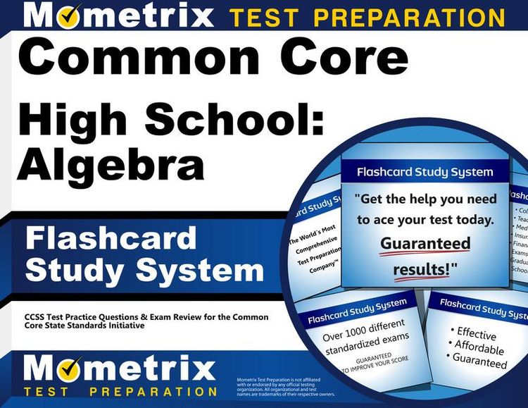 Produktbild: Common Core High School: Algebra Flashcard Study System