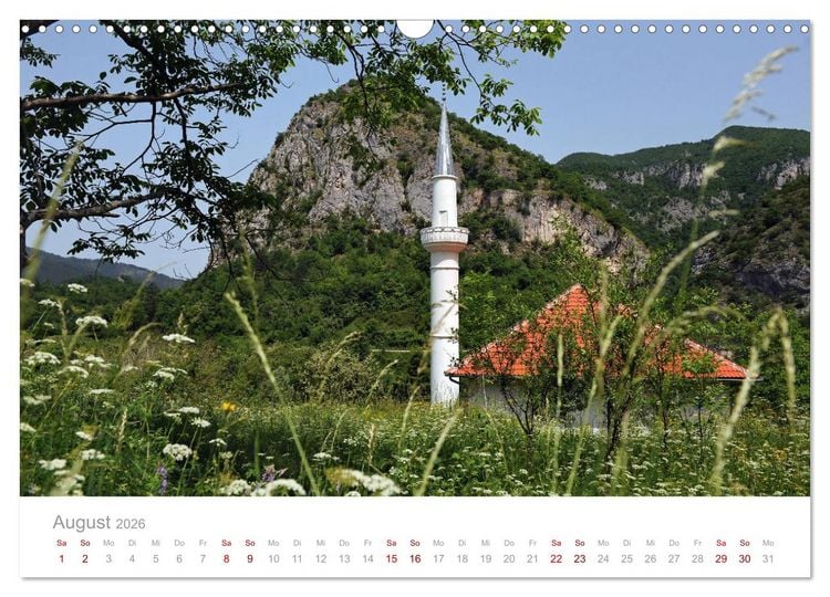 Produktbild: Kreuz und quer durch Bosnien-Herzegowina (Wandkalender 2026 DIN A3 quer), CALVENDO Monatskalender