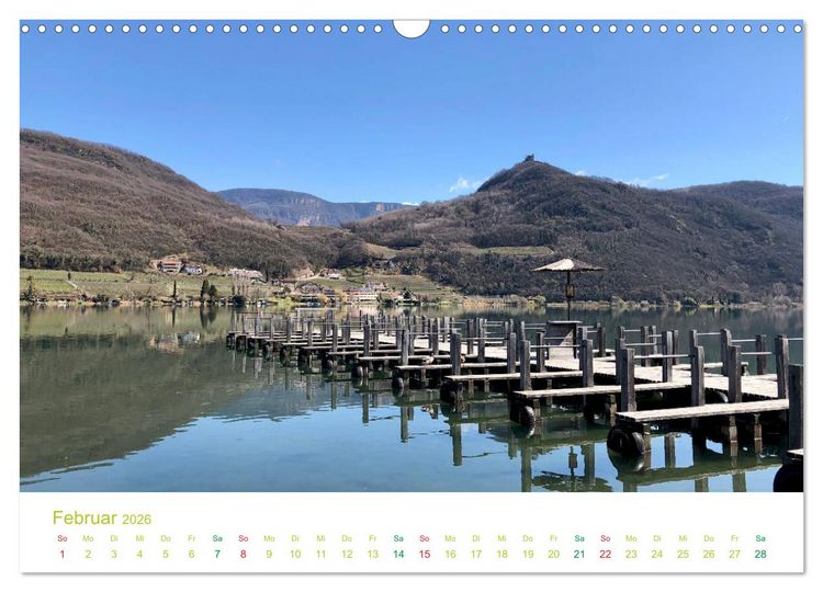 Produktbild: Der Kalterer See - Sch&ouml;nheit in S&uuml;dtirols S&uuml;den (Wandkalender 2026 DIN A3 quer), CALVENDO Monatskalender