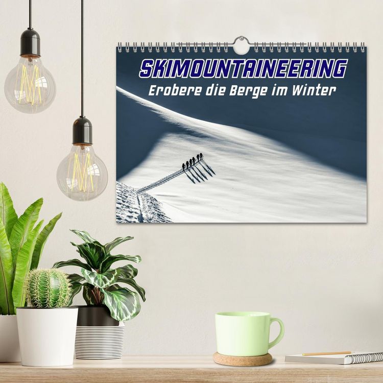Produktbild: Skimountaineering - Erobere die Berge im Winter (Wandkalender 2026 DIN A4 quer), CALVENDO Monatskalender