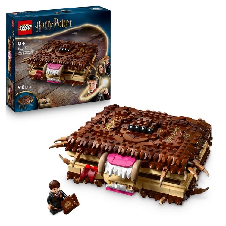 Produktbild: LEGO Harry Potter Bei&szlig;endes Monsterbuch der Monster, Lernspielzeug 76449