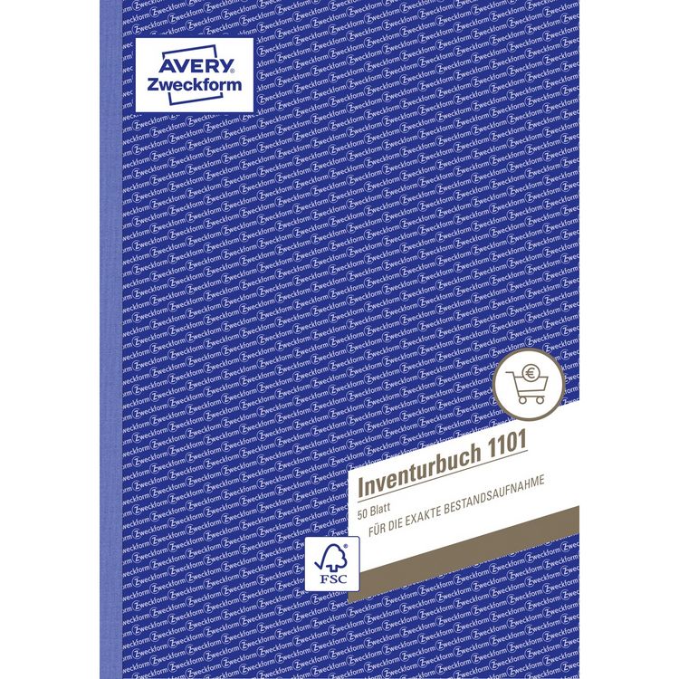 Produktbild: AVERY Zweckform Inventurbuch 50 Originale DIN A4 50 Blatt