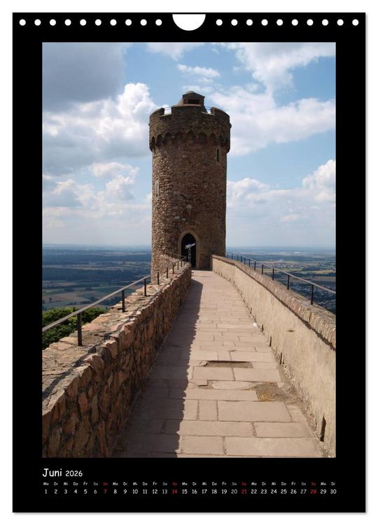 Produktbild: Odenwald & Bergstra&szlig;e (Wandkalender 2026 DIN A4 hoch), CALVENDO Monatskalender