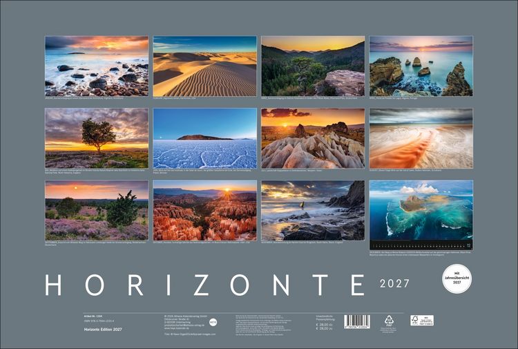 Produktbild: Horizonte Kalender 2027