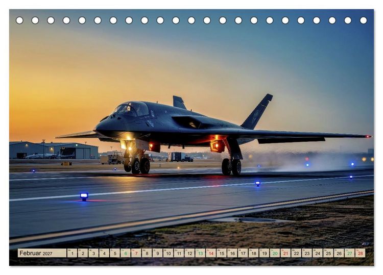 Produktbild: B2 Spirit - Bomber (Tischkalender 2027 DIN A5 quer), CALVENDO Monatskalender