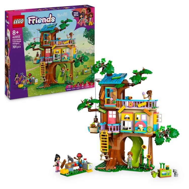 Produktbild: LEGO Friends 42652 Baumhaus, Set mit Spielzeughaus, Mädchen Geschenk