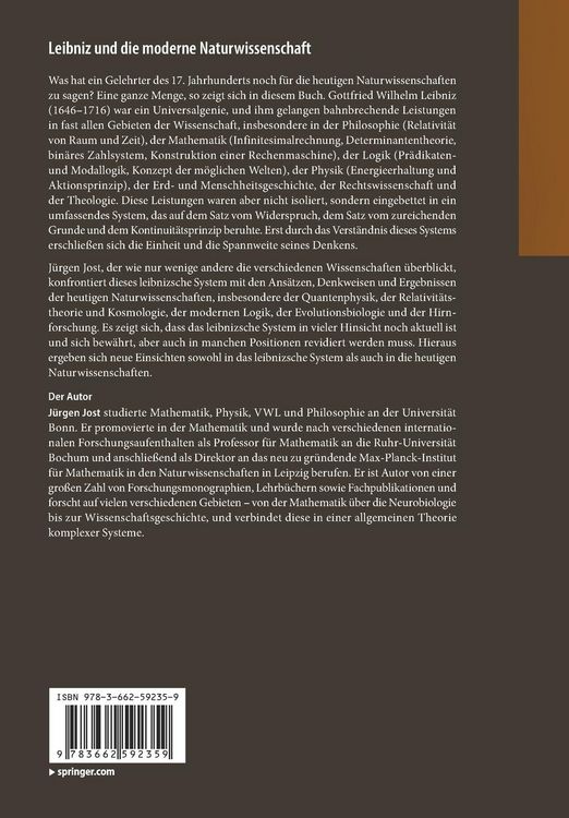Produktbild: Leibniz und die moderne Naturwissenschaft