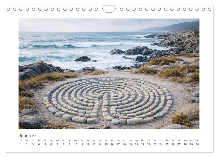 Produktbild: Mythologische Labyrinthe (Wandkalender 2027 DIN A4 quer), CALVENDO Monatskalender
