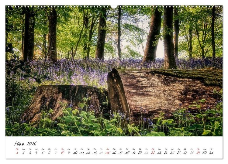 Produktbild: Romantisches Gro&szlig;britannien (Wandkalender 2026 DIN A2 quer), CALVENDO Monatskalender