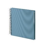 Produktbild: S.O.H.O. Denim - Wire-o-Fotoalbum 60/230x230 mm, offwhite