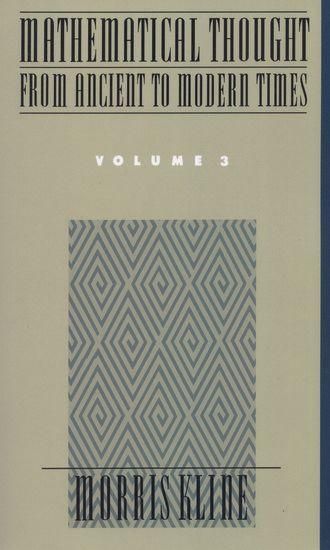 Produktbild: Mathematical Thought From Ancient to Modern Times, Volume 3
