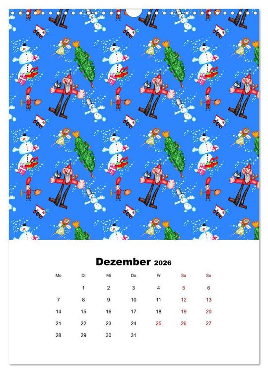 Produktbild: MUSTERMACKE (Wandkalender 2026 DIN A3 hoch), CALVENDO Monatskalender