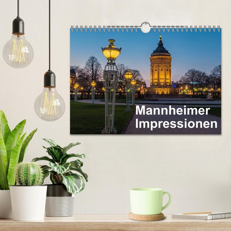 Produktbild: Mannheimer Impressionen. (Wandkalender 2026 DIN A4 quer), CALVENDO Monatskalender