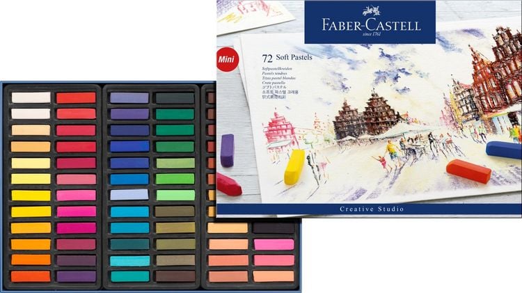 Produktbild: Faber-Castell Softpastellkreiden Mini, 72er Set