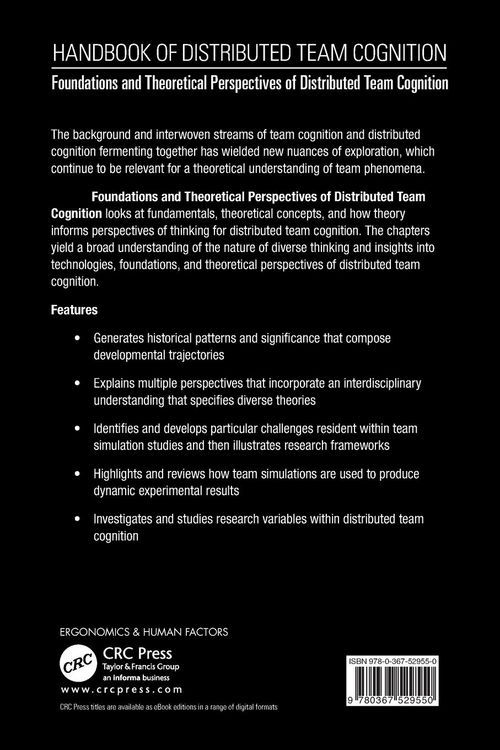 Produktbild: Foundations and Theoretical Perspectives of Distributed Team Cognition
