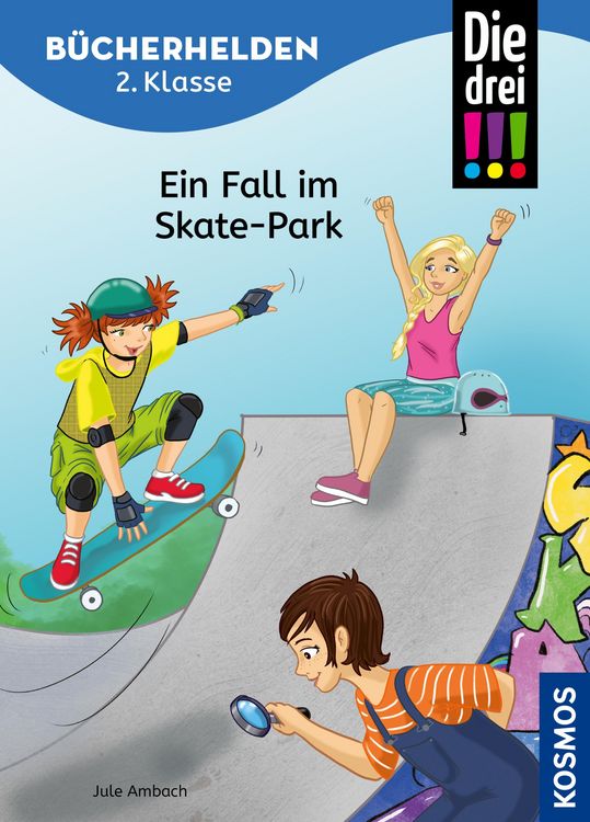 Produktbild: Die drei !!!, B&uuml;cherhelden 2. Klasse, Ein Fall im Skate-Park (drei Ausrufezeichen)