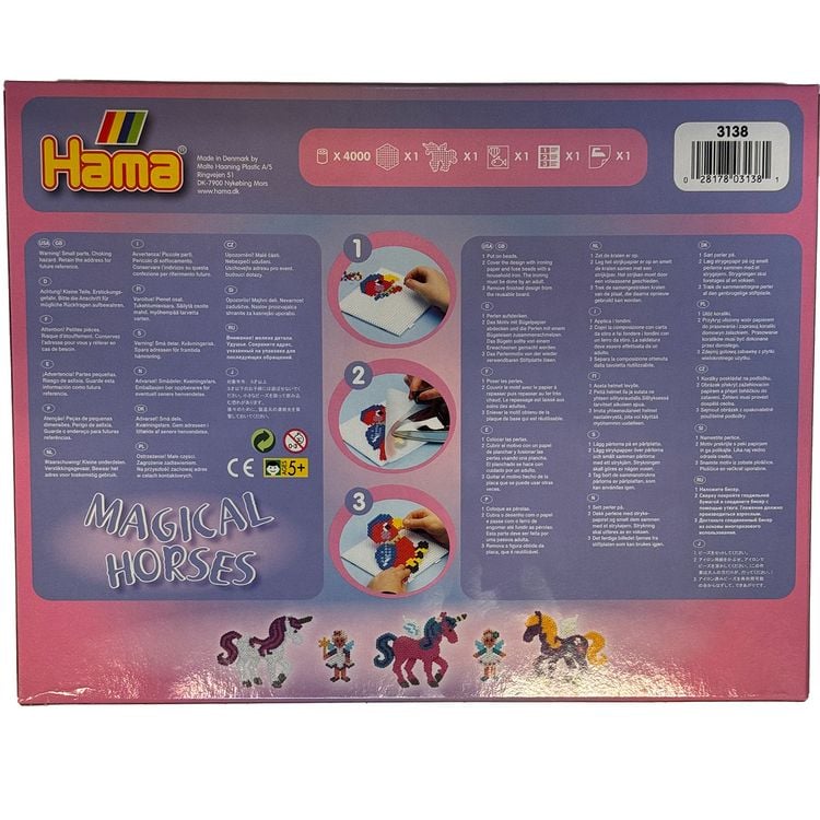 Produktbild: Hama 3138 - B&uuml;gelperlen Geschenkpackung Zauberhafte Pferde