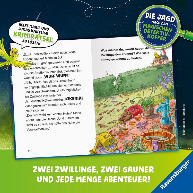 Produktbild: Die Jagd nach dem magischen Detektivkoffer, Band 3 - H&uuml;hnerdieb gesucht!