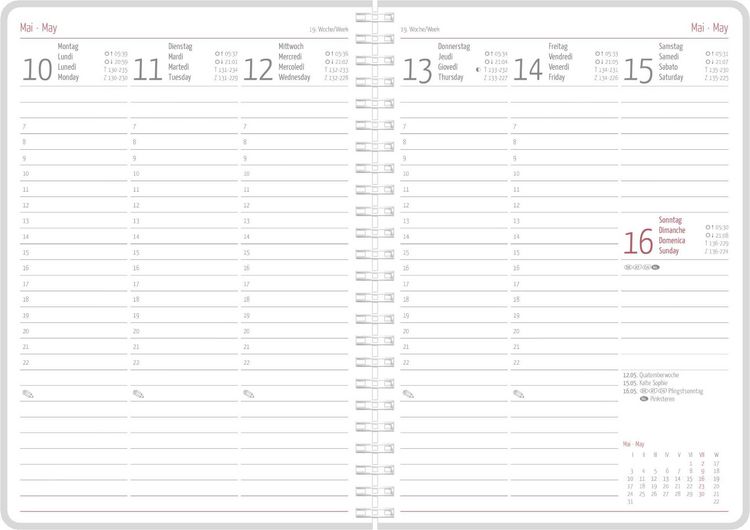 Produktbild: MyTimer Ringbuch Nature 2027