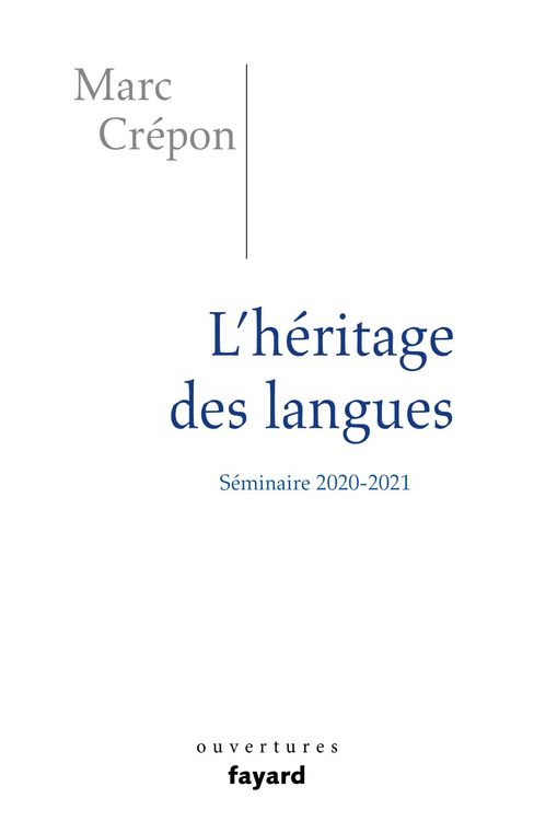 Produktbild: L'h&eacute;ritage des langues