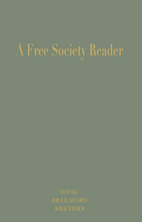 Produktbild: A Free Society Reader