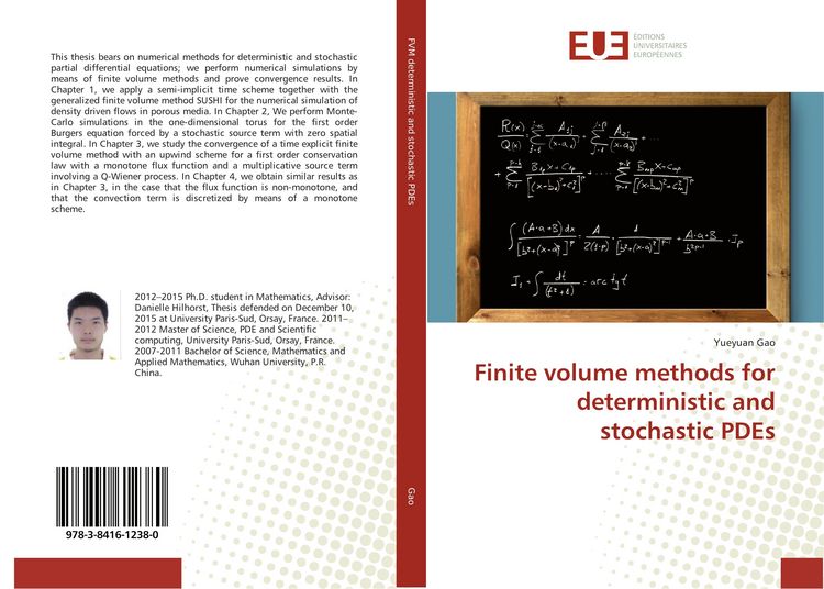 Produktbild: Finite volume methods for deterministic and stochastic PDEs