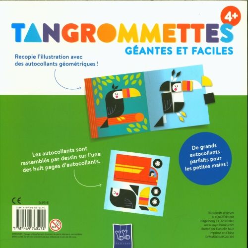 Produktbild: Tangrommettes g&eacute;antes et faciles 4+