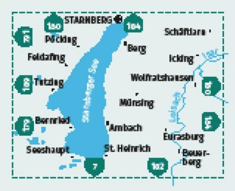 Produktbild: KOMPASS Wanderkarte 793 Starnberger See 1:25.000