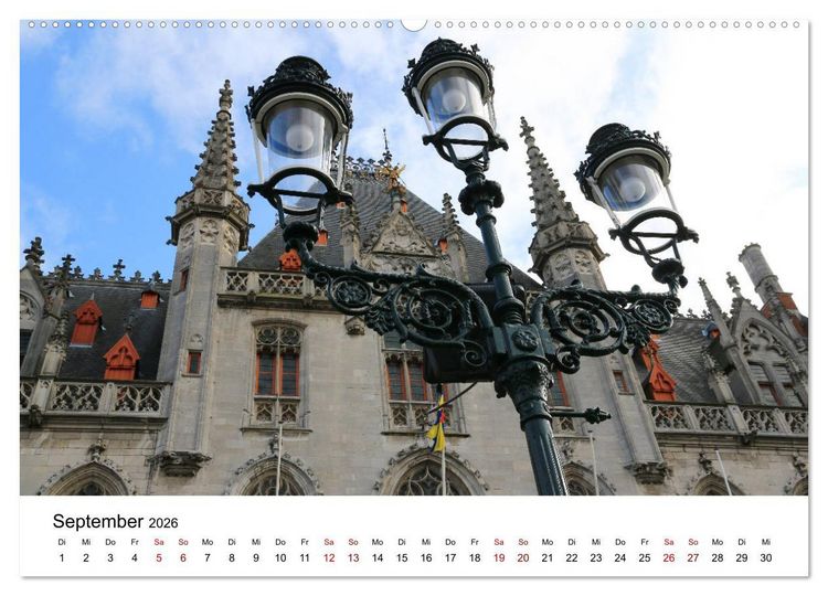 Produktbild: Br&uuml;gge - Eine mittelalterliche Stadt (Wandkalender 2026 DIN A2 quer), CALVENDO Monatskalender