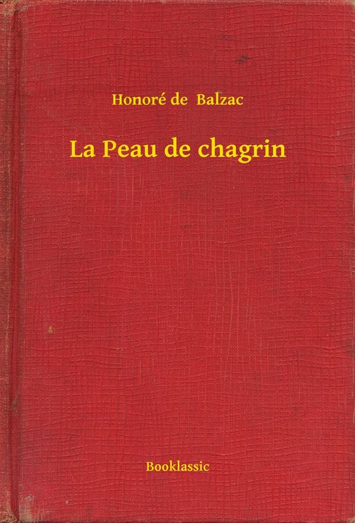 Produktbild: La Peau de chagrin