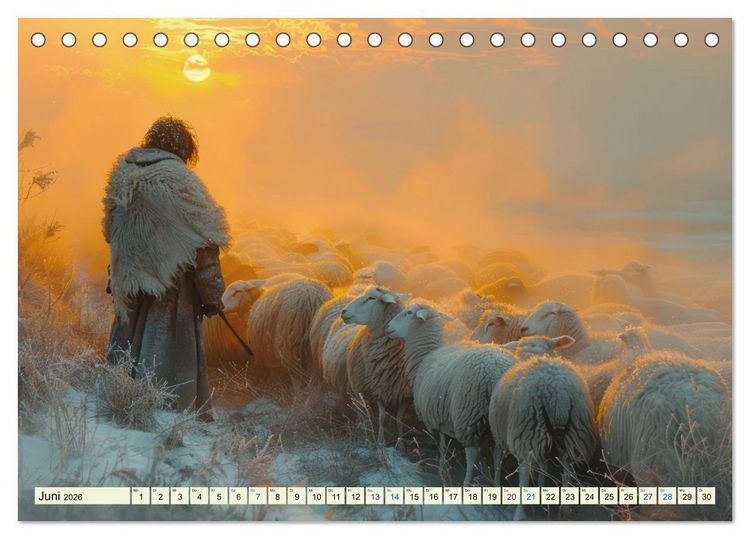 Produktbild: Bei den Schafen - Malerische Reise (Tischkalender 2026 DIN A5 quer), CALVENDO Monatskalender