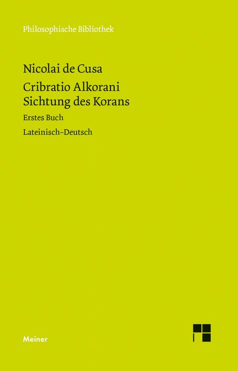 Produktbild: Cribratio Alkorani. Sichtung des Korans. Erstes Buch
