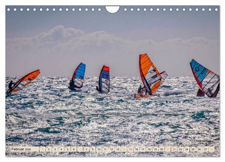 Produktbild: Windsurfing - extrem cool (Wandkalender 2026 DIN A4 quer), CALVENDO Monatskalender
