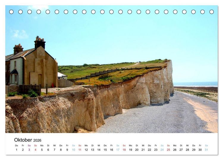 Produktbild: East Sussex (Tischkalender 2026 DIN A5 quer), CALVENDO Monatskalender