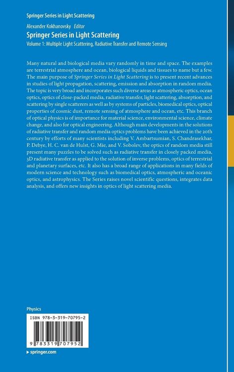 Produktbild: Springer Series in Light Scattering