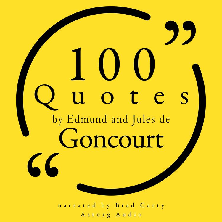 Produktbild: 100 Quotes by Edmond and Jules de Goncourt