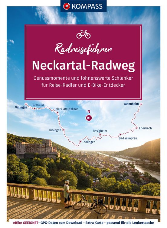 Produktbild: KOMPASS Radreisef&uuml;hrer Neckartal-Radweg