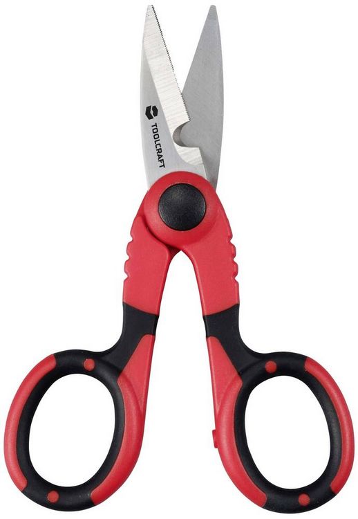Produktbild: TOOLCRAFT TO-9622704 Kabelschneider Geeignet f&uuml;r (Abisoliertechnik) Schl&auml;uche 10mm&sup2;