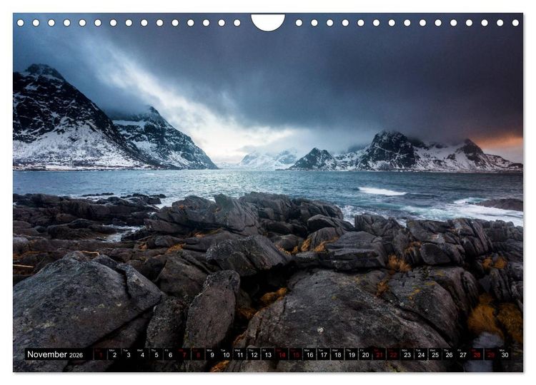 Produktbild: Lofoten. Nature Water Light (Wall Calendar 2026 DIN A4 landscape), CALVENDO 12 Month Wall Calendar