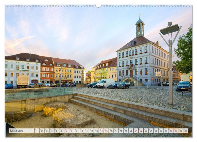 Produktbild: Bischofswerda Impressionen (hochwertiger Premium Wandkalender 2026 DIN A2 quer), Kunstdruck in Hochglanz