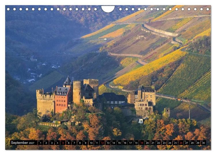 Produktbild: Der Rhein. Oberes Mittelrheintal von Bingen bis Koblenz (Wandkalender 2027 DIN A4 quer), CALVENDO Monatskalender