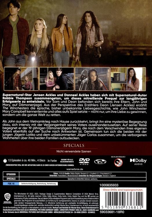 Produktbild: The Winchesters - Staffel 1 [4 DVDs]