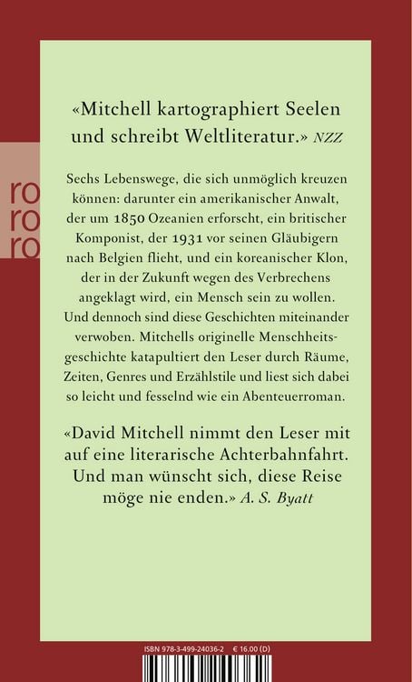 Produktbild: Der Wolkenatlas