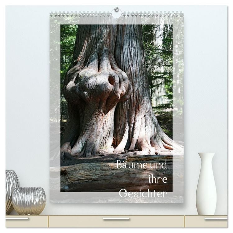 Produktbild: B&auml;ume und ihre Gesichter (hochwertiger Premium Wandkalender 2027 DIN A2 hoch), Kunstdruck in Hochglanz