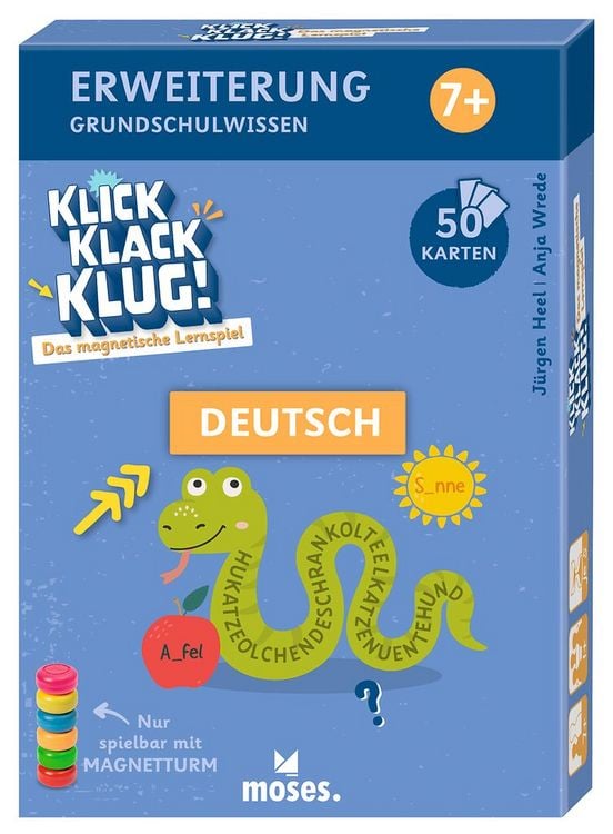 Produktbild: Klick Klack Klug Kartenset Deutsch ab 7