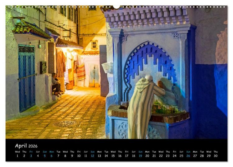 Produktbild: Impressions of Morocco 2026 (High Quality Premium Wall Calendar 2026 DIN A2 landscape),CALVENDO 12 Month Wall Calendar