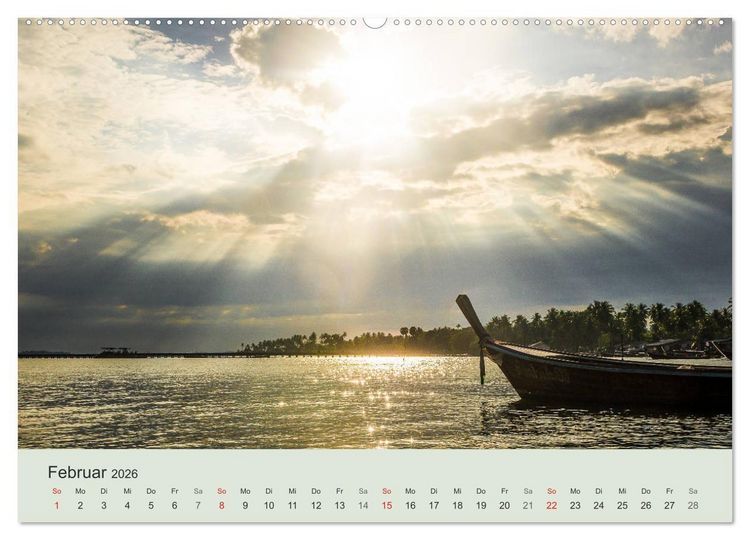 Produktbild: Kalender Traumstr&auml;nde 2026 (hochwertiger Premium Wandkalender 2026 DIN A2 quer), Kunstdruck in Hochglanz